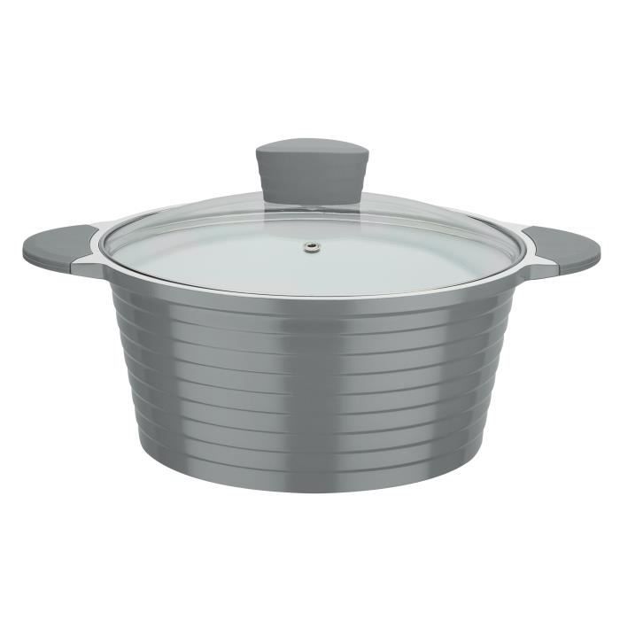 GSW Marmite revêtement en céramique Greblon® à induction Bolero Grey - 24 cm