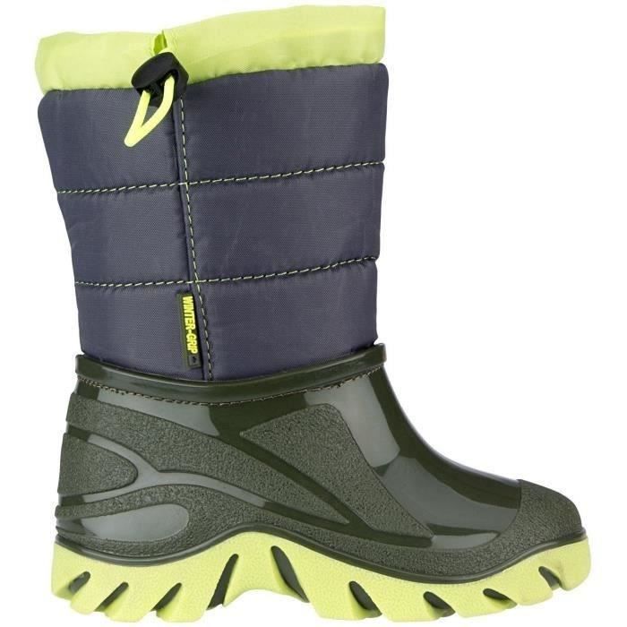 WINTER-GRIP Après-ski - Enfant - Gris / Vert