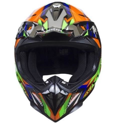 CGM Casque kid cross 209G Winner - Enfant - Déco orange