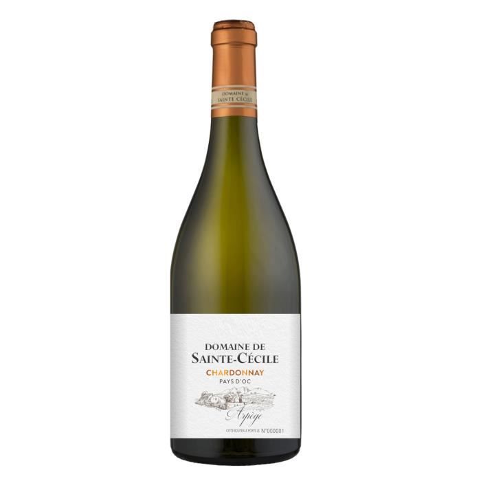 Domaine Sainte Cécile 2019 IGP Pays D'Oc - Vin blanc du Languedoc - Roussillon