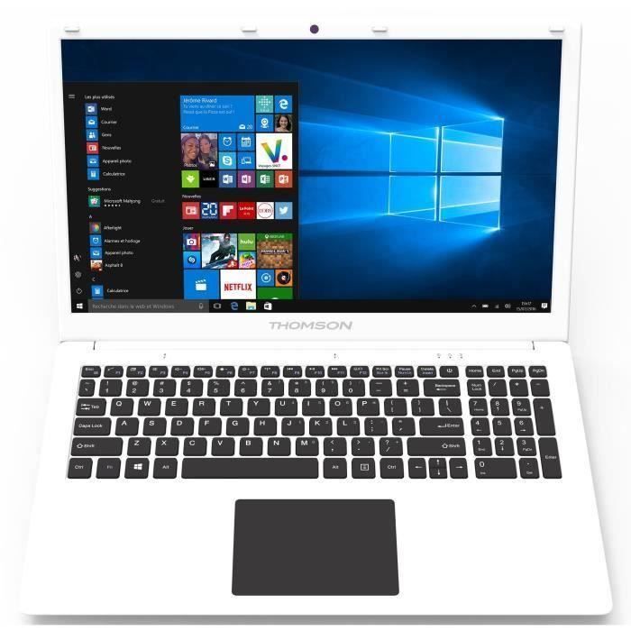 Ordinateur Portable - THOMSON NEO17C-8WH1T - 17,3 pouces HD+ - Celeron N3350 - RAM 8Go - Stockage 1To HDD - Windows 10