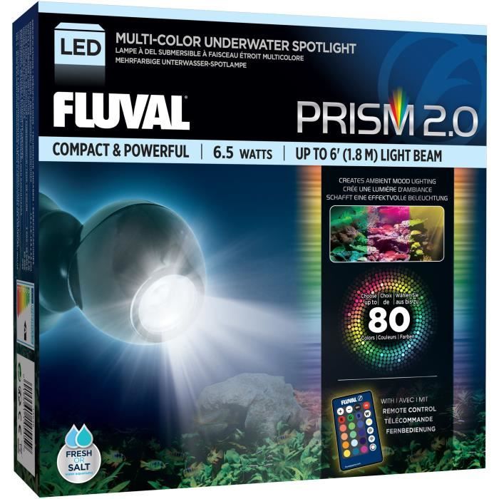 FLUVAL Lampe 6,5W RGB LED Spot Light - Pour poisson