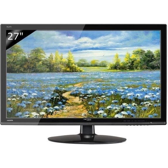 HANNSPREE Écran LED HL274HPB 27- 16/9 1920 x 1080 300 cd/m2 5 ms haut-parleurs HDMI/DVI-D/VGA