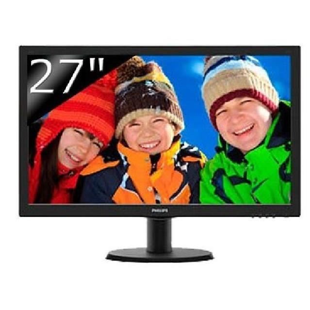 PHILIPS Ecran 273V5LHSB 27- - LED - FullHD - 1ms