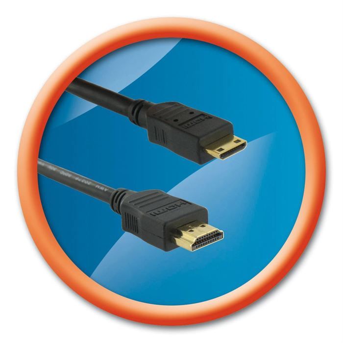T'nB CABLE Mini HDMI mâle / HDMI mâle 1 mètre