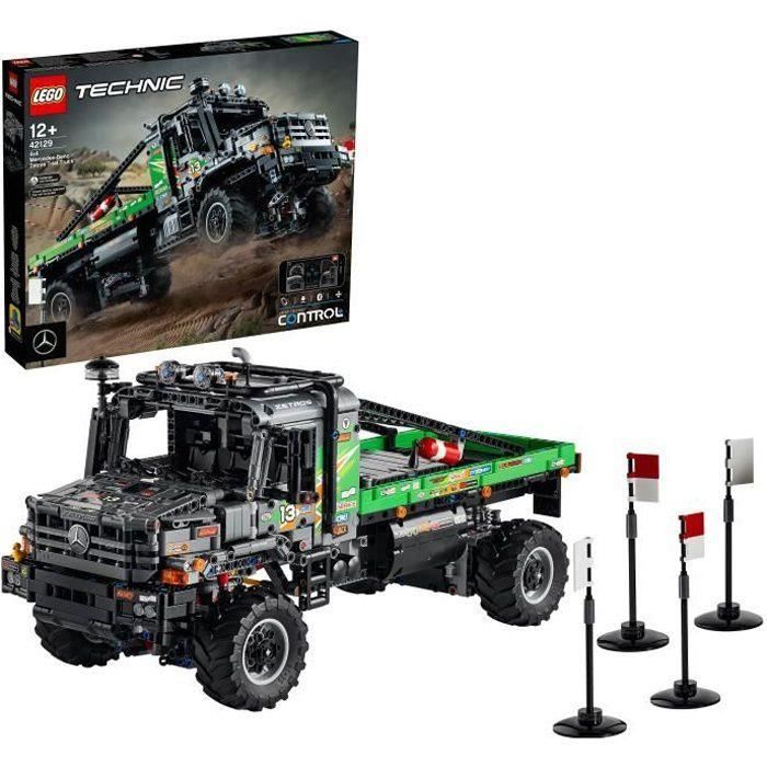 LEGO® 42129 Technic Le Camion d’Essai 4x4 Mercedes-Benz Zetros, Voiture Télécommandée, Camion Jouet, Contrôle via Application