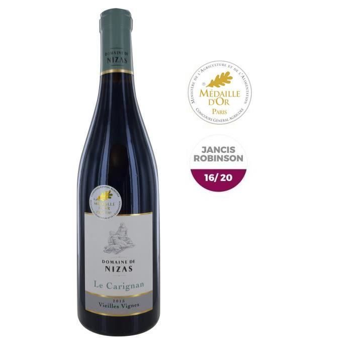 Domaine de Nizas 2015 IGP Pays de Caux Vieilles Vignes – Vin rouge du Languedoc-Roussillon
