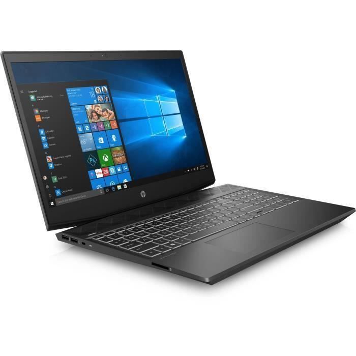 HP PC Portable Gamer Pavilion 15-cx0007nf - 15,6- FHD - Intel Core i7-8750H - RAM 8Go - Stockage 1To HDD + 128Go SSD - GTX 1050 Ti