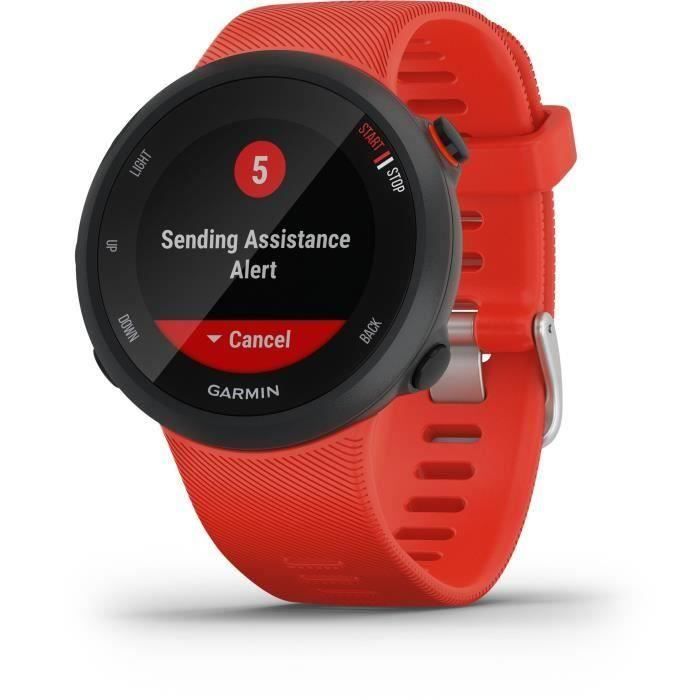 Garmin Forerunner® 45 - Montre de course GPS connectée - Large - Rouge