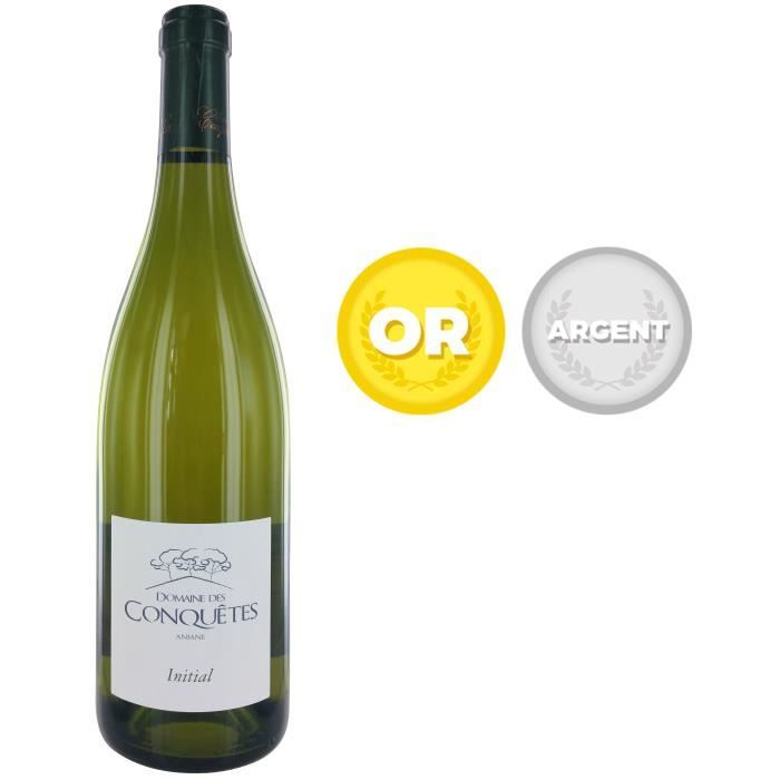 Domaine des Conquêtes Initial 2015 Pays de l'Hérault - Vin blanc du Languedoc Roussillon