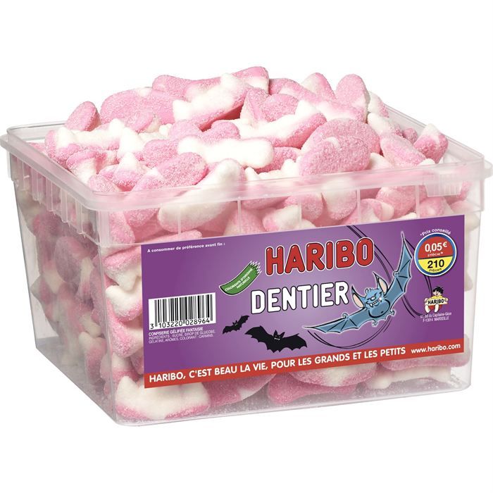 HARIBO Dentiers 210 pièces (x1)