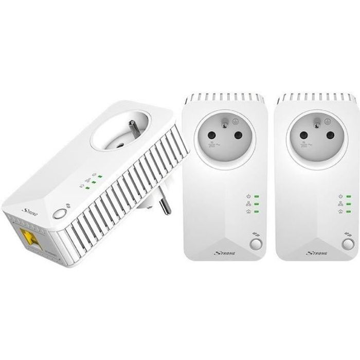 STRONG Pack de 3 Powerline CPL 500