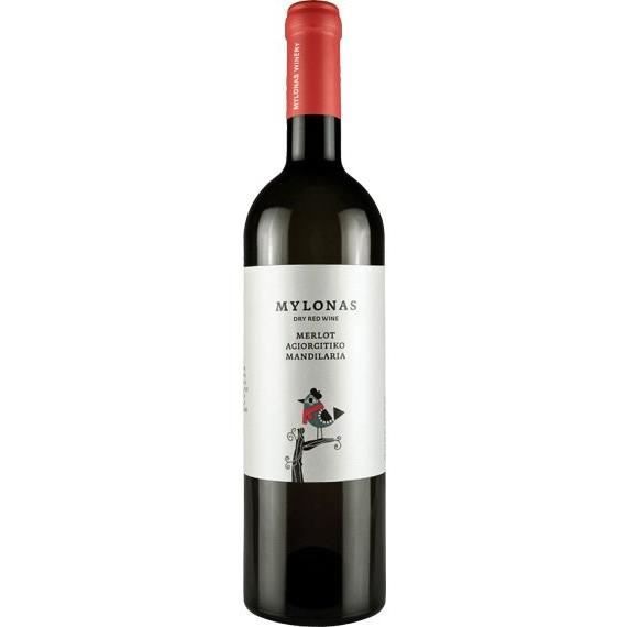 Mylonas Merlot Agiorgitiko Mandilaria - Vin rouge de Grèce