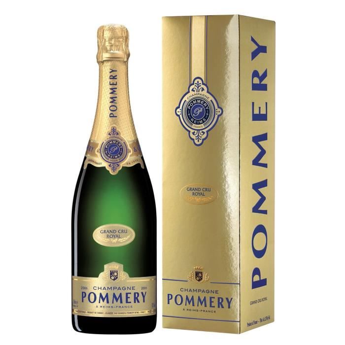 Champagne Pommery Grand Cru Millésimé 2006 avec étui