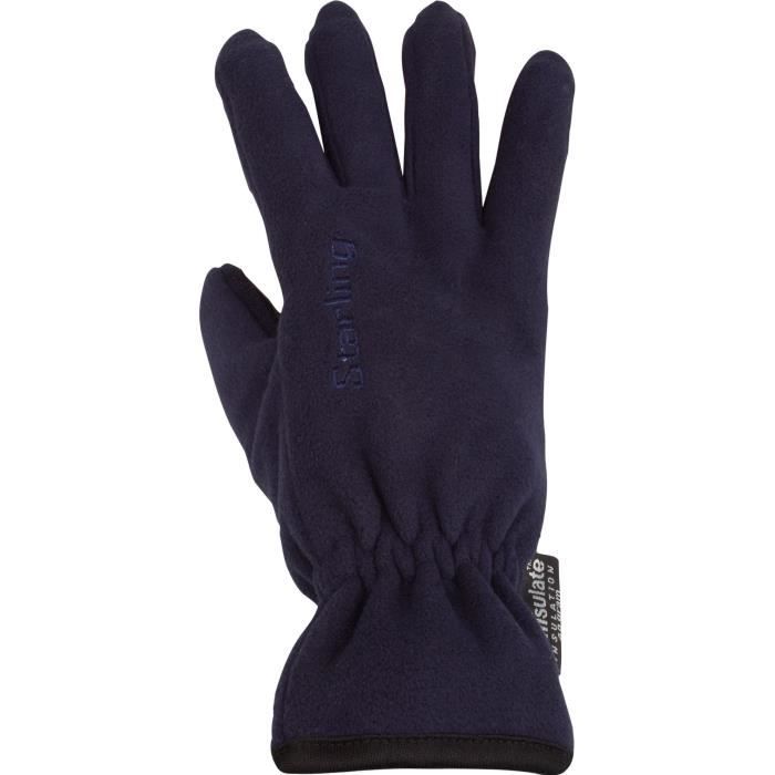 STARLING Gants Polaire - Mixte - Marine