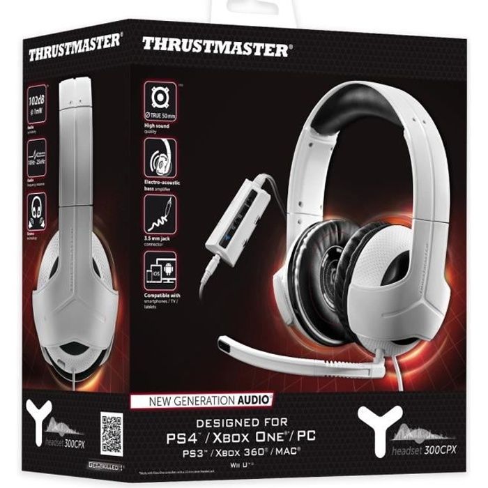 Thrustmaster Casque Y300CPX - PS4 / PS3 / PC / Xbox 360 / Xbox One
