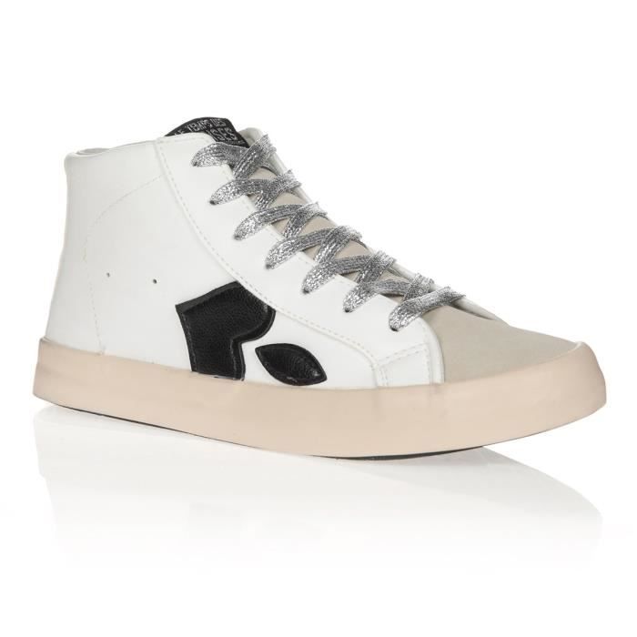 LE TEMPS DES CERISES Baskets Austin High Marble Femme