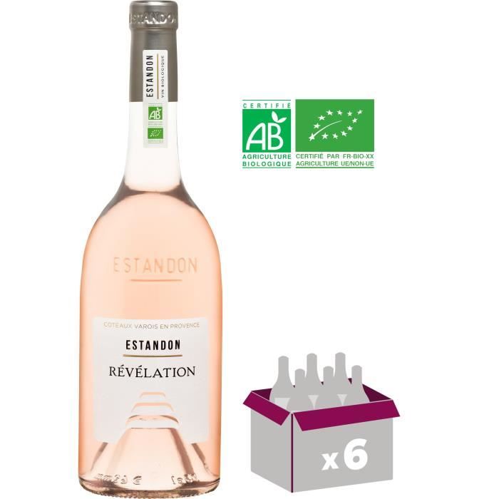 Estandon Révélation 2021 Coteaux Varois en Provence - Vin rosé de Provence - Bio