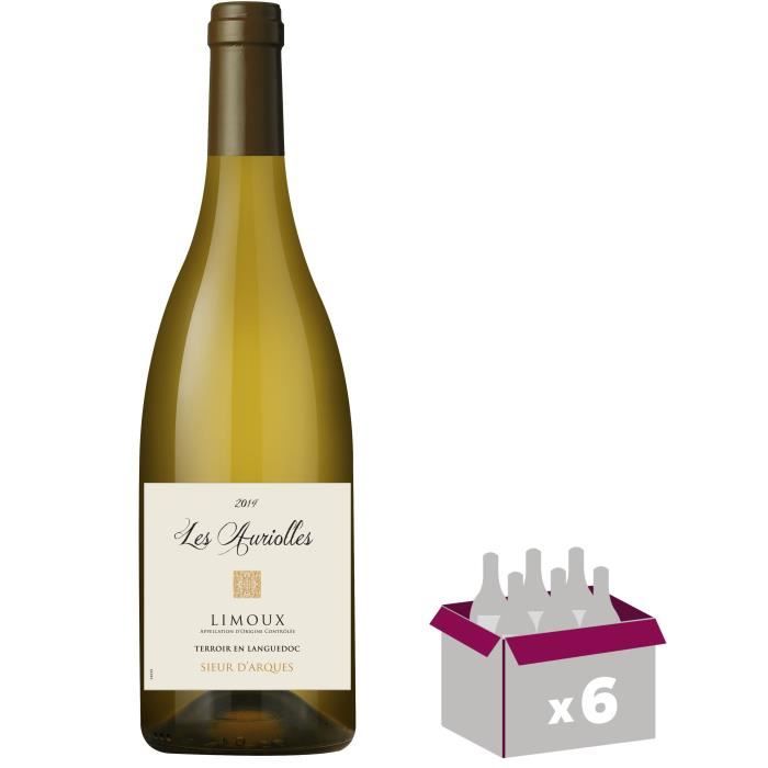 Sieur d'Arques Les Auriolles AOC Limoux Languedoc 2014 - Vin blanc x6