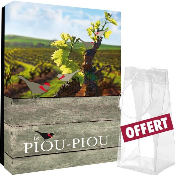 coffret vide Piou Piou 2 Bouteilles + rafraichisseur