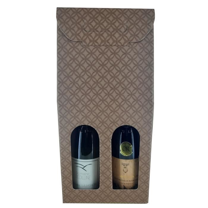 Coffret 2 bouteilles : Domaine de la Colline 2019 Touraine Sauvignon et Domaine Lorieux 2018 Saint Nicolas de Bourgueil