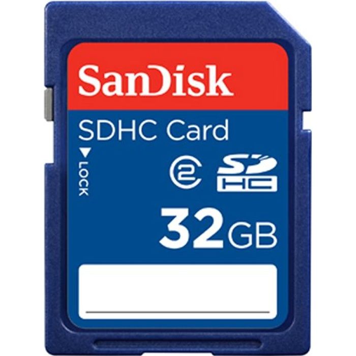 SANDISK 94195 Carte mémoire SDHC -Standard-- 32GB- Cl.4