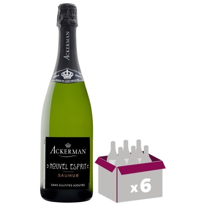 Ackerman Saumur Nouvel Esprit Sans sulfites Blanc Brut 75cl
