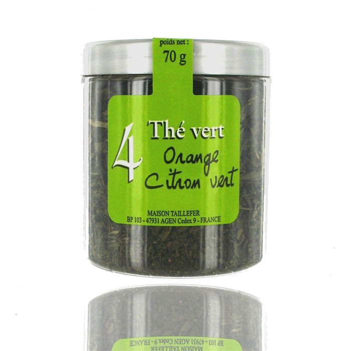 MAISON TAILLEFER Thé Vert orange,citron vert