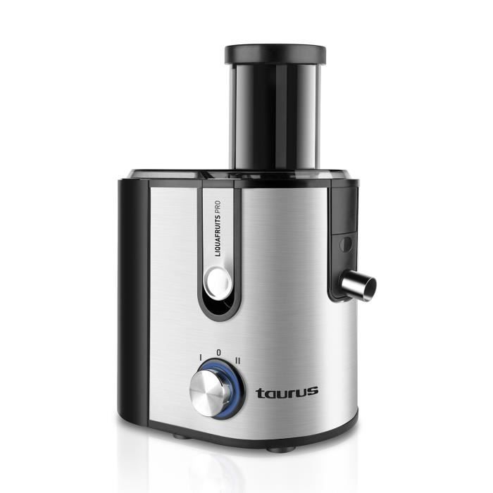 Centrifugeuse Taurus Liquafruits Pro de 800W avec 2 vitesses et réservoir amovible de 2,5L