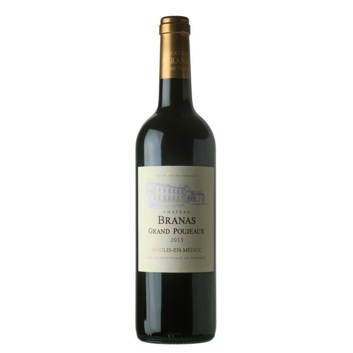 Château Branas Grand Poujeaux 2013 Moulis en Médoc - Vin rouge de Bordeaux