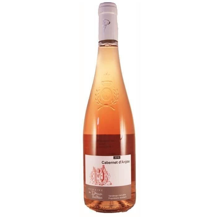 Domaine des Deux Vallées 2019 Cabernet D'Anjou - Vin rosé de la Loire