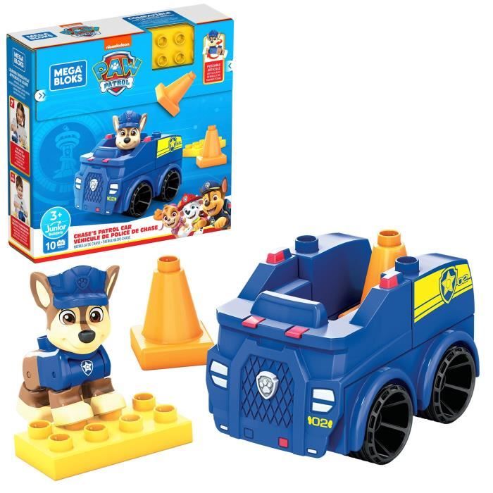 Mega Bloks - Vehicule De Police - Jouet De Construction - 1Er Age
