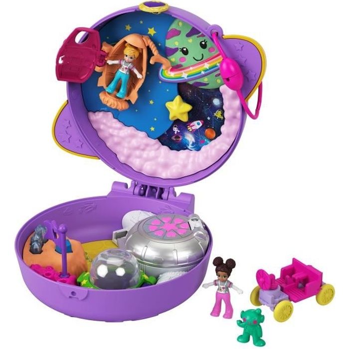 POLLY POCKET Coffret Univers L'Exploration de Saturne