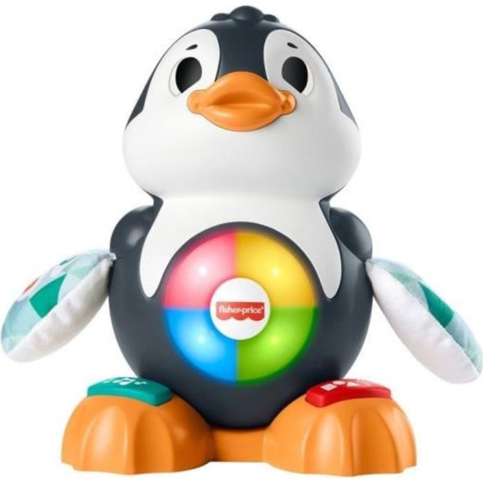 Fisher-Price - Valentin le Pingouin Linkimals - Jouet d'éveil bébé - Dès 9 mois