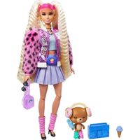 Barbie - Barbie Extra Ourson à rollers - Poupée - 