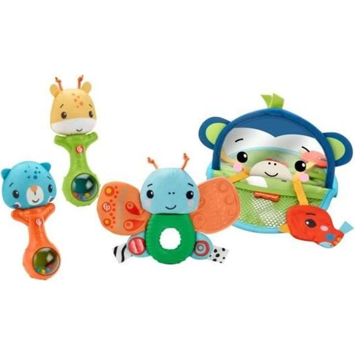 Fisher-Price - Coffret Mes Premiers Jeux - Jouet'éveil bébé - Dès 3 mois