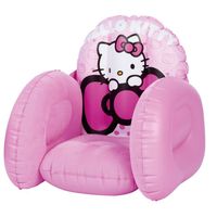 Chaise gonflable - WORLDS APART - Hello Kitty - Rose - PVC - 44 x 45 x 40 cm