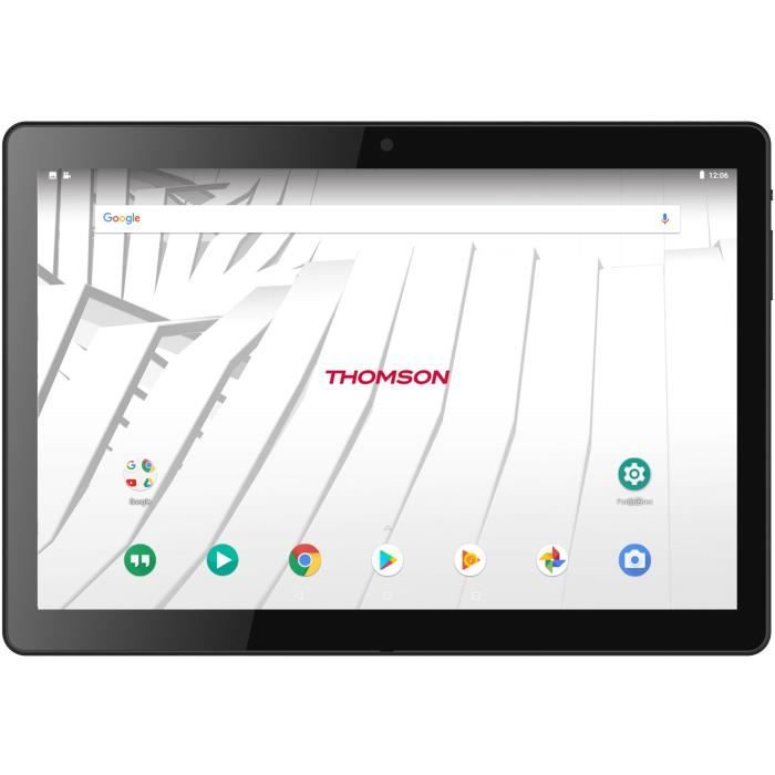 THOMSON Tablette TEO10P - Ecran 10,1'' IPS FULL HD 1920x1200 - Android 8.1 - 1Gb RAM - 16 Gb eMMC - Aluminium - Noire