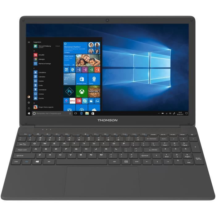 THOMSON PC Portable - Notebook NEO15I5-4BK1T - 15,6- - Intel Core i5 - RAM 4Go - Stockage 1To HDD - Windows 10 - Noir