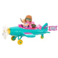 Barbie - Chelsea Can Be… - Avion et poupée - Coffret avec accessoires