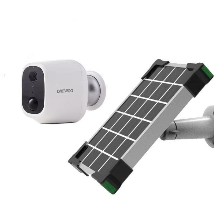 DAEWOO Caméra autonome W501 avec panneau solaire