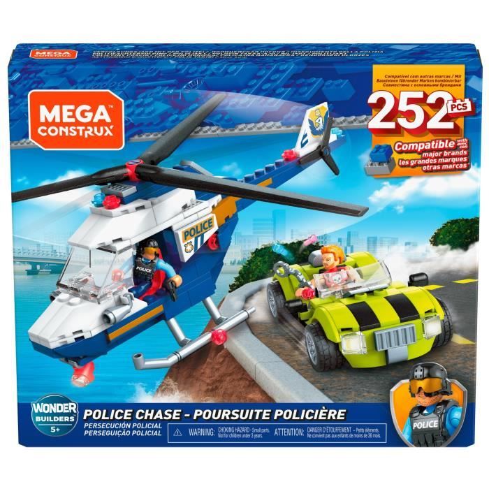MEGA CONSTRUX Poursuite de Police - 252 pièces