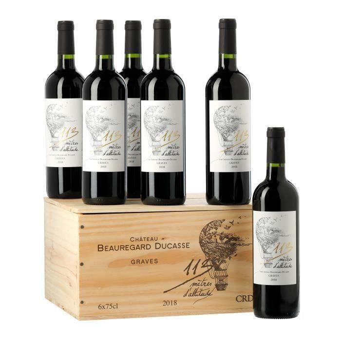113 mètres d'altitude 2018 Graves - Vin rouge de Bordeaux