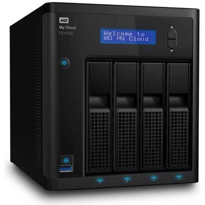WD - Serveur de Stockage professionnel - My Cloud EX4100 - Boitier nu