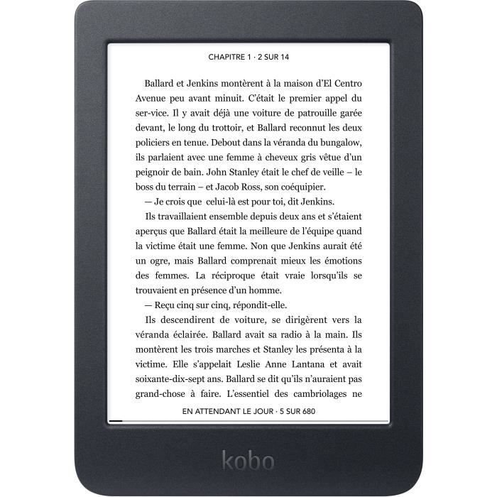 Liseuse KOBO Nia - 6-- - 212ppp – Comfortlight – 8Go