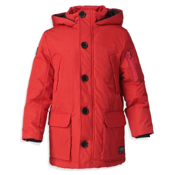 REDSKINS Parka Vicker avec Capcuhe Rouge Garçon