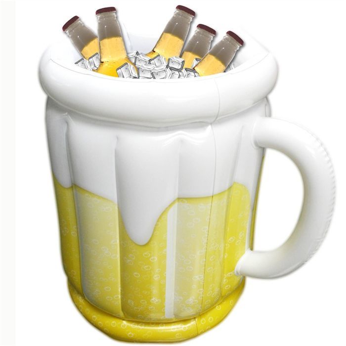 Seau à glace gonflable -chope-- Gadgets