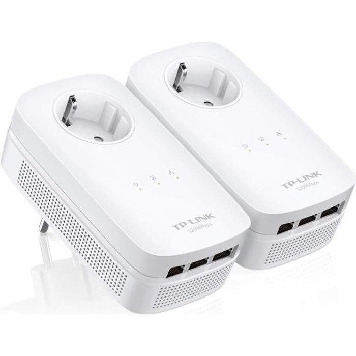 TP-LINK Kit Extenseur CPL AV1200 3 ports Ethernet