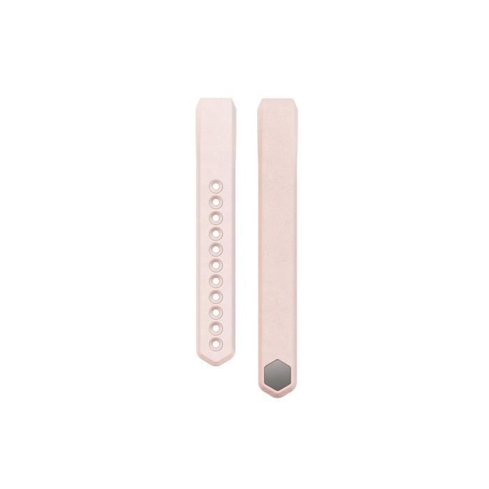 FITBIT Bracelet Collection Luxe Cuir pour ALTA - Rose Tendre - Taille L