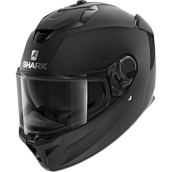 SHARK Casque moto Intégral Spartan GT + Cagoule - Noir mat